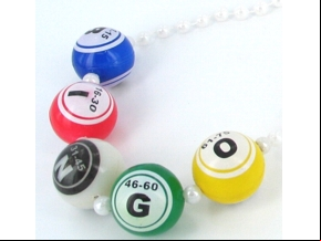 Bingo Ball Neckalce Bingo, Ball, Neckalce,